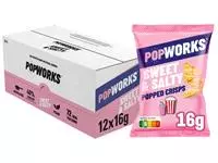 Een Chips Popworks Sweet Salty 16gr koop je bij Van Hoye Kantoor BV