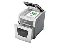 Een Papiervernietiger Leitz IQ Auto+ Small Office 50X P4 snippers 4x28mm koop je bij Tonerinktshop