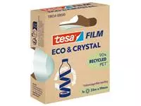 Een Plakband Tesa eco&crystal 59034 19mmx33m transparant blister koop je bij Van Leeuwen Boeken- en kantoorartikelen