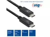 Een Kabel ACT USB 3.2 USB-C USB-IF gecertificeerd 2 meter koop je bij KantoorProfi België BV