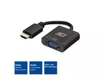 Een Adapter ACT HDMI naar VGA met audio koop je bij EconOffice
