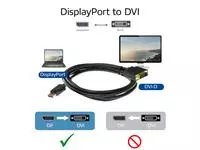 Een Kabel ACT DisplayPort naar DVI 1.8 meter zwart koop je bij L&N Partners voor Partners B.V.