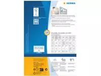 Een Etiket HERMA 4477 rond 60mm verwijderbaar wit 1200 etiketten koop je bij Totaal Kantoor Goeree