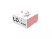Een Sleutelhanger Metalmorphose "Love Angel" koop je bij Van Leeuwen Boeken- en kantoorartikelen