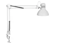 Bureaulamp MAUL Study tafelklem excl.LED lamp E27 wit