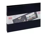 Een Fotoalbum walther design mini 24 foto's 13x18cm horizontaal zwart koop je bij EconOffice