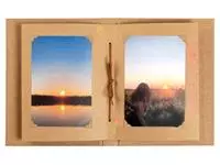 Een Fotoalbum walther design mini 24 foto's 13x18cm verticaal kraft koop je bij EconOffice