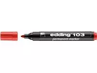 Een Viltstift edding 103 rond medium rood koop je bij Tonerinktshop