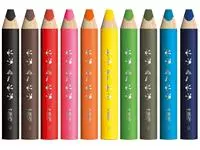 Een Kleurpotloden Bickids Multi Surface Class incl 2 puntenslijpers assorti 10 kleuren pak à 40 stuks koop je bij EconOffice