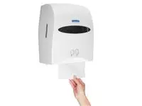 Een Distributeur essuie-mains Kimberly Clark 9960 avec capteur blanc koop je bij QuickOffice BV