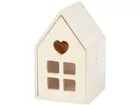 Een Huis met lade Creativ Company 10.8x6.8 cm hout koop je bij MV Kantoortechniek B.V.