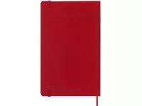 Agenda 2025 Moleskine 12M Planner Weekly 7dagen/1pagina large hc scarlet red