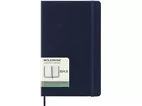 Een Agenda 2024/2025 Moleskine 18M Planner Weekly 7dagen/1pagina large hc sapphire blue koop je bij EconOffice