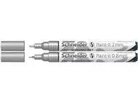 Een Viltstift Schneider Paint-it 060 - 061 2.0mm en 0.8mm metallic chrome set à 2 stuks koop je bij KantoorProfi België BV