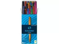 Een Balpen Schneider Fave medium assorti kleuren schrijfkleur blauw koop je bij Totaal Kantoor Goeree