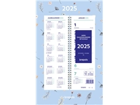 Buy your Weekkalender 2025 Brepols 190x130 7dagen/1pagina spiraal Fantasie assorti at QuickOffice BV