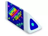 Een Gum Maped Pixel Party Pyramid display à 24 stuks koop je bij Van Leeuwen Boeken- en kantoorartikelen