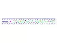 Een Liniaal Maped Pixel Party Twist 'n Flex 30cm transparant koop je bij KantoorProfi België BV