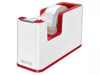 Een Dévidoir ruban adhésif Leitz WOW blanc/rouge koop je bij QuickOffice BV