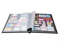 Een Postzegelalbum Exacompta 22.5x30.5cm 16 zwarte pagina's zwart koop je bij Van Leeuwen Boeken- en kantoorartikelen