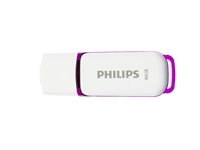 Een USB-stick Philips Flash Drive Snow 64GB USB 2.0 koop je bij MV Kantoortechniek B.V.