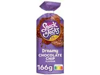 Een Rijstwafel Snack-a-Jacks chocololate chip pak 166 gram koop je bij Van Leeuwen Boeken- en kantoorartikelen
