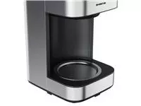 Een Koffiezetapparaat Inventum 1.2 liter zwart met rvs koop je bij EconOffice