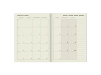 Een Agenda 2025 Lannoo Flowers Watercolour Green 7 jours/2 pages koop je bij QuickOffice BV