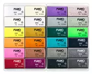 Een Klei Fimo effect colour pak à 24 kleuren koop je bij KantoorProfi België BV