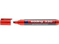 Een Viltstift edding 330 schuin 1.5-5mm rood koop je bij EconOffice