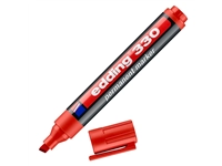 Viltstift edding 330 schuin 1.5-5mm rood