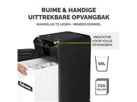 Een Papiervernietiger Fellowes Automax 450C snippers 4x38mm zwart koop je bij Van Hoye Kantoor BV