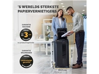 Een Papiervernietiger Fellowes Automax 450C snippers 4x38mm zwart koop je bij Van Hoye Kantoor BV