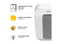 Een Papiervernietiger Fellowes Powershred LX50 snippers 4x37mm wit koop je bij Van Hoye Kantoor BV