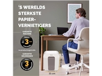 Een Papiervernietiger Fellowes Powershred LX50 snippers 4x37mm wit koop je bij Van Hoye Kantoor BV