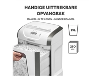 Een Papiervernietiger Fellowes Powershred 15C snippers 4x40mm wit koop je bij Van Hoye Kantoor BV