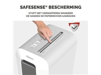 Een Papiervernietiger Fellowes Powershred LX65 snippers 4x40mm wit koop je bij Van Hoye Kantoor BV