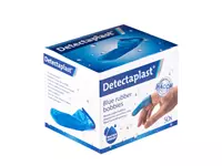 Een Vingerlingen Detectaplast rubber blauw 50 stuks koop je bij De Angelot