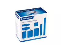 Een Waterafstotende blauwe pleister Detectaplast 6cmx5m koop je bij QuickOffice BV