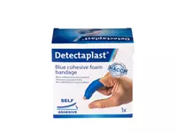 Foamverband blauw Detectaplast 6cmx4,5m