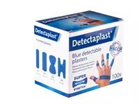 Een Elastische blauwe textielpleister Detectaplast assorti 100 stuks koop je bij KantoorProfi België BV