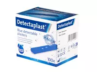 Een Waterafstotende blauwe pleister Detectaplast 19x72mm koop je bij QuickOffice BV