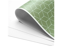 Placemat IEZZY Japanse kersenbloesem groen 6 stuks