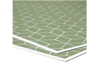 Placemat IEZZY hexagon groen 6 stuks