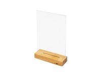 Buy your Menukaarthouder IEZZY tafeldisplay A5 hout at QuickOffice BV