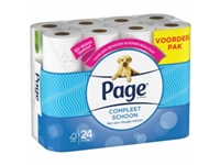 Een Toiletpapier Page Compleet Schoon 2-laags 140vel 24 rol wit koop je bij MegaOffice