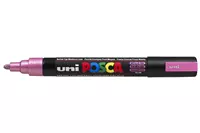 Een Verfstift Posca PC5M medium metallic roze koop je bij De Angelot