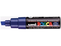 Verfstift Posca PC8K breed schuin donkerblauw