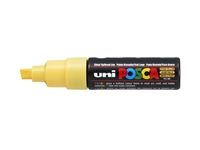 Een Verfstift Posca PC8K breed schuin strogeel koop je bij The Cartridge Company