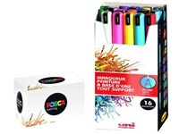 Een Verfstift Posca PC1MR extra fijn assorti set à 16 stuks koop je bij EconOffice